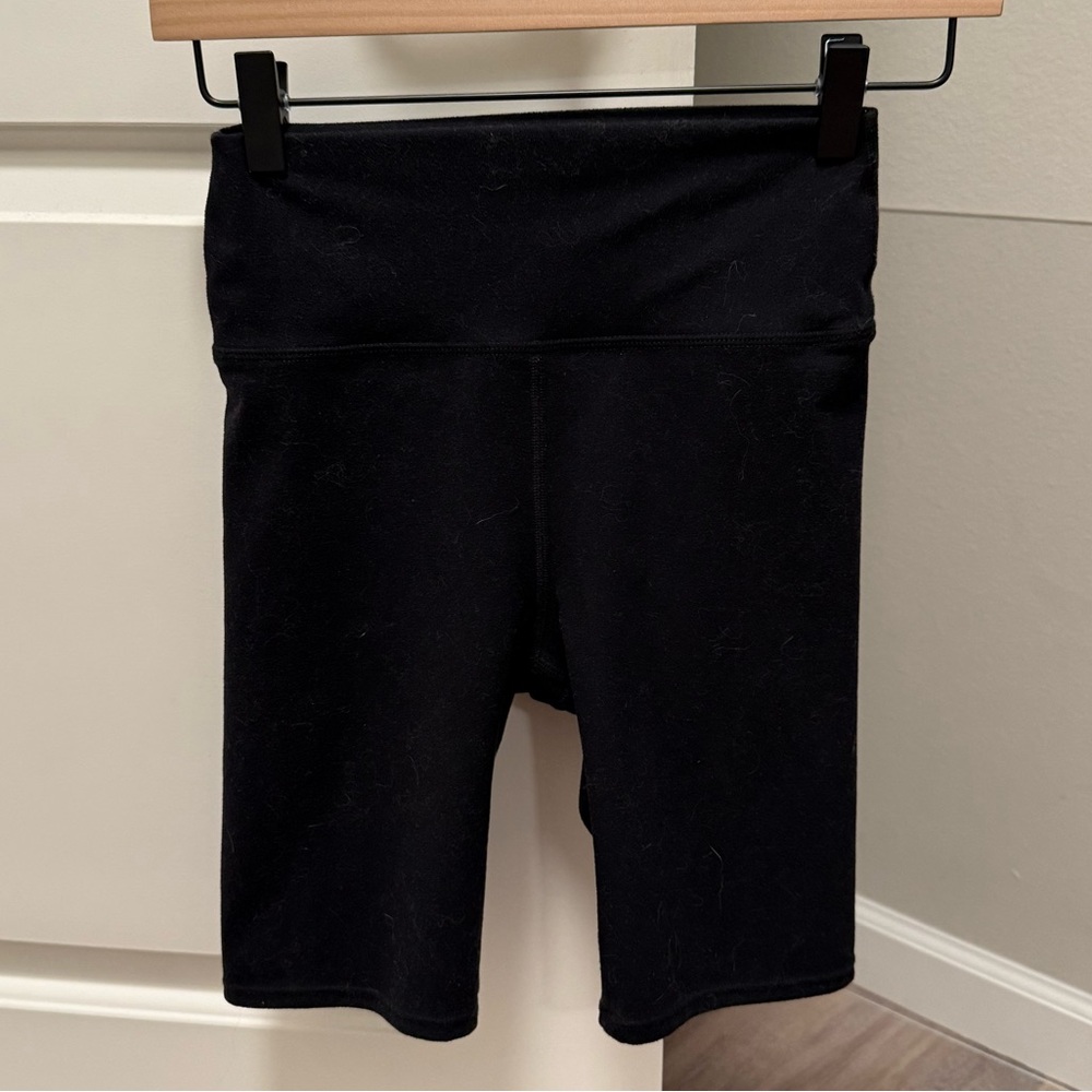 Joah Brown The Biker Short in Sueded Onyx - Picture 3 of 5